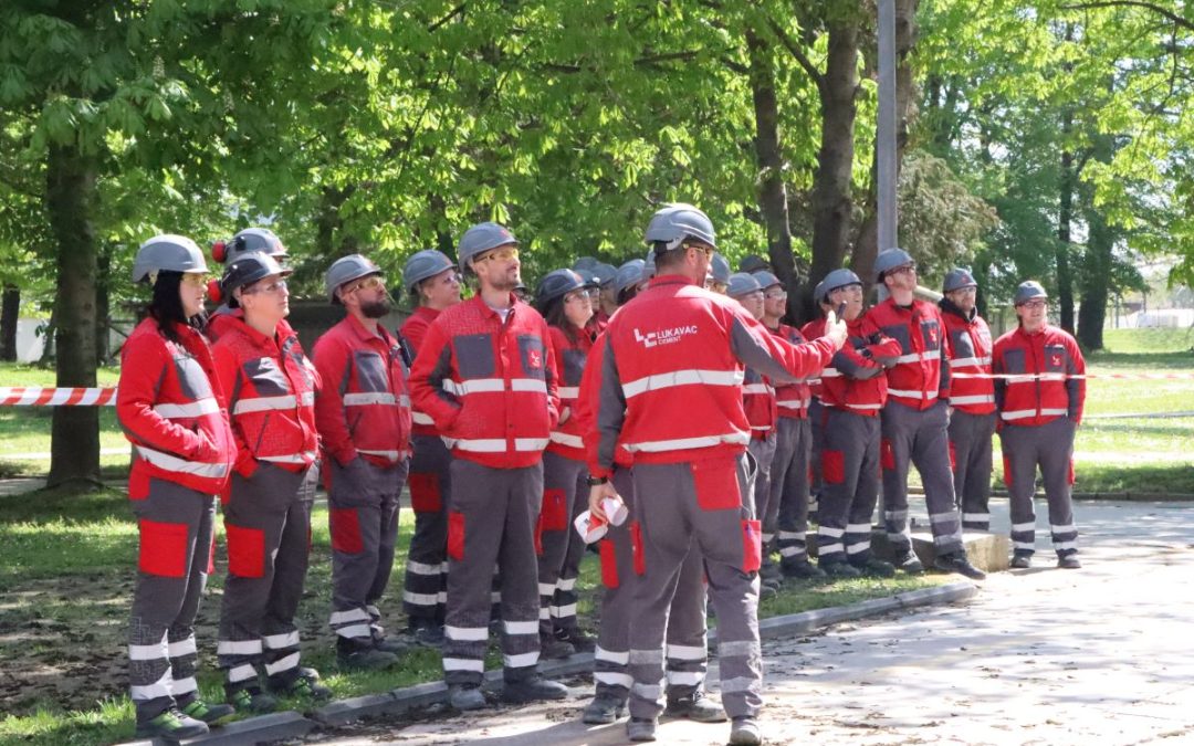 LUKAVAC CEMENT: USPJEŠNO IZVEDENA POKAZNA VJEŽBA SPAŠAVANJA
